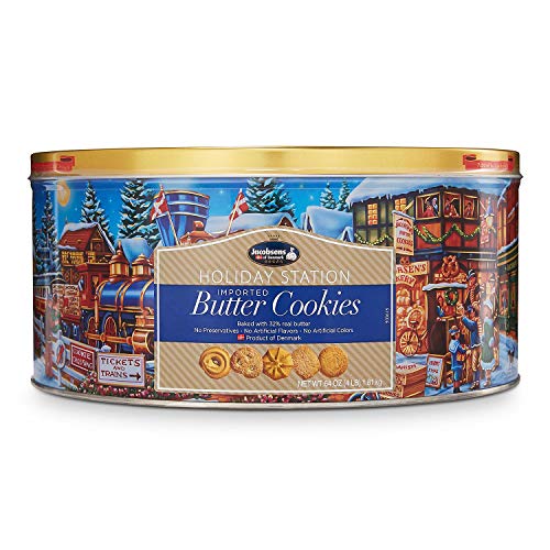Jacobsens Imported Danish Butter Cookies Portobello Road 4 Lb Decorative Tin by Jacobsen's