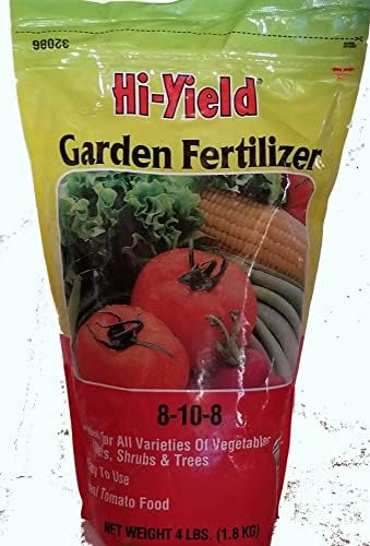 Hi-Yield (32086) Garden Fertilizer 8-10-8 (4 lbs.)