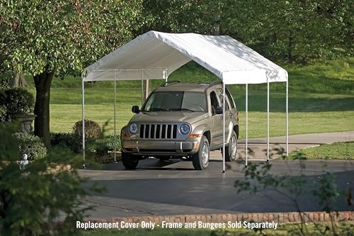 ShelterLogic MaxAP Canopy Replacement Cover, White, 10 x 20 ft.