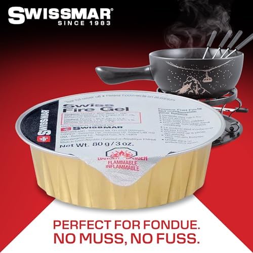 Swissmar Fire Gel Refill - Ideal for Fondue Fuel Burners & Portable Stove, Fluid Fuel Refill for Indoor & Outdoor Use, Lighter Fluid, Burns Longer - 16.9 Ounce