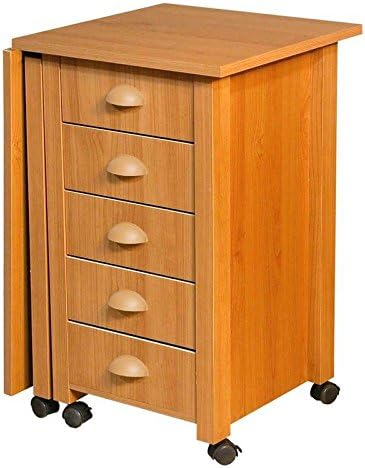 Venture Horizon Mobile Desk & Craft Center - Oak
