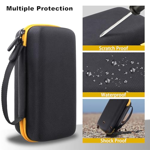 Aenllosi for Fluke 117/116/115/114/113 Digital Multimeter Hard Case, Fluke Volt Meter Organizer (Case Only)