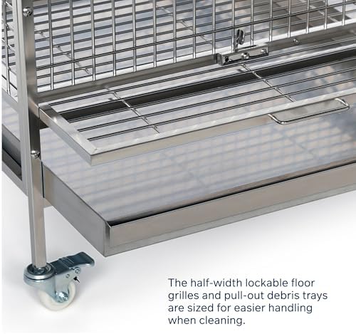 Prevue Pet Products Imperial Extra Large Stainless Steel Bird Cage