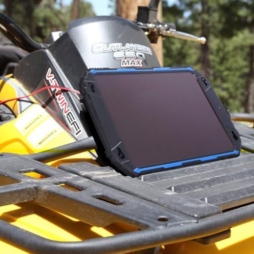 SUNER POWER Waterproof 12W 12V Solar Battery Charger & Maintainer Pro, Built-in UltraSmart MPPT Charge Controller