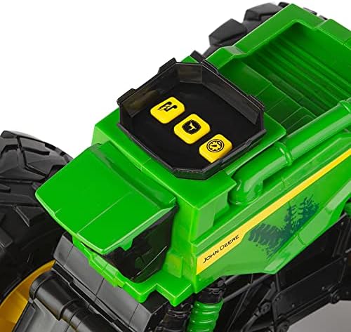 TOMY Monster Treads Lightning Wheels - Includes 1 John Deere Miniature Monster Truck Toy - Gator or Tractor Toy (Vehicle May Vary) - John Deere Toys