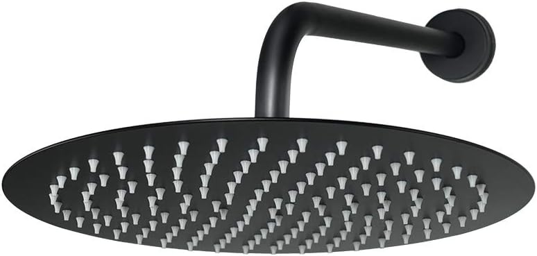 NearMoon Rain Shower Head, Ultra-Thin Design-Pressure Boosting, Awesome Some Experience, High Flow Stainless Steel Rainfall Head (10 Inch