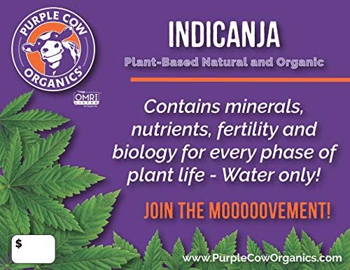 Purple Cow Organics IndiCanja 1 Cubic Foot Bag, Organic Living Soil