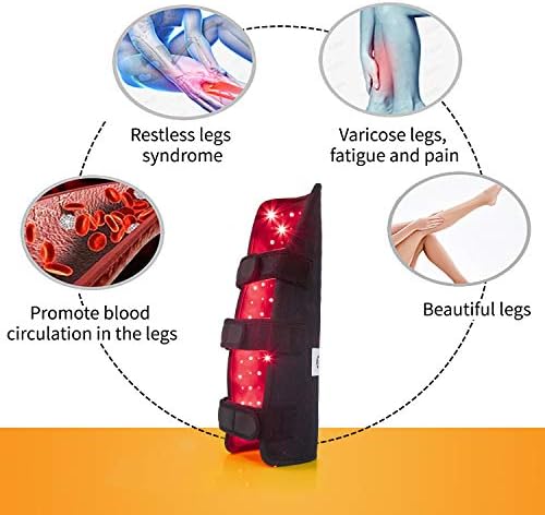 DGXINJUN Red Light Therapy Device for Body Calf Arm Pain Relief Near Infrared Light Therapy 850nm LED Muscle Wrap for Leg Home Use Nerve Damage Deep