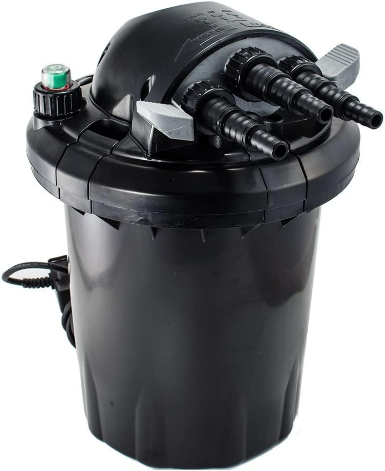 Jebao CF-10 Bio Pressure Pond Filter with Pump | 13W UV, 528GPH Pump, Up to 1000 Gallon