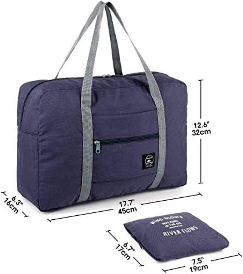 2 Pack Foldable Travel Bag Waterproof Travel Duffel Bag