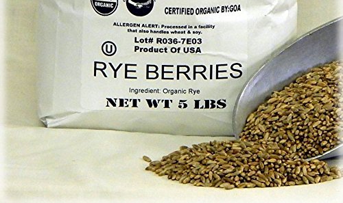 Rye Berries Organic 5 lbs.