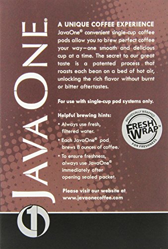 Java One Kona Blend, Light Roast Coffee, 12-Count Pods , 3.3 Oz (Pack of 6)