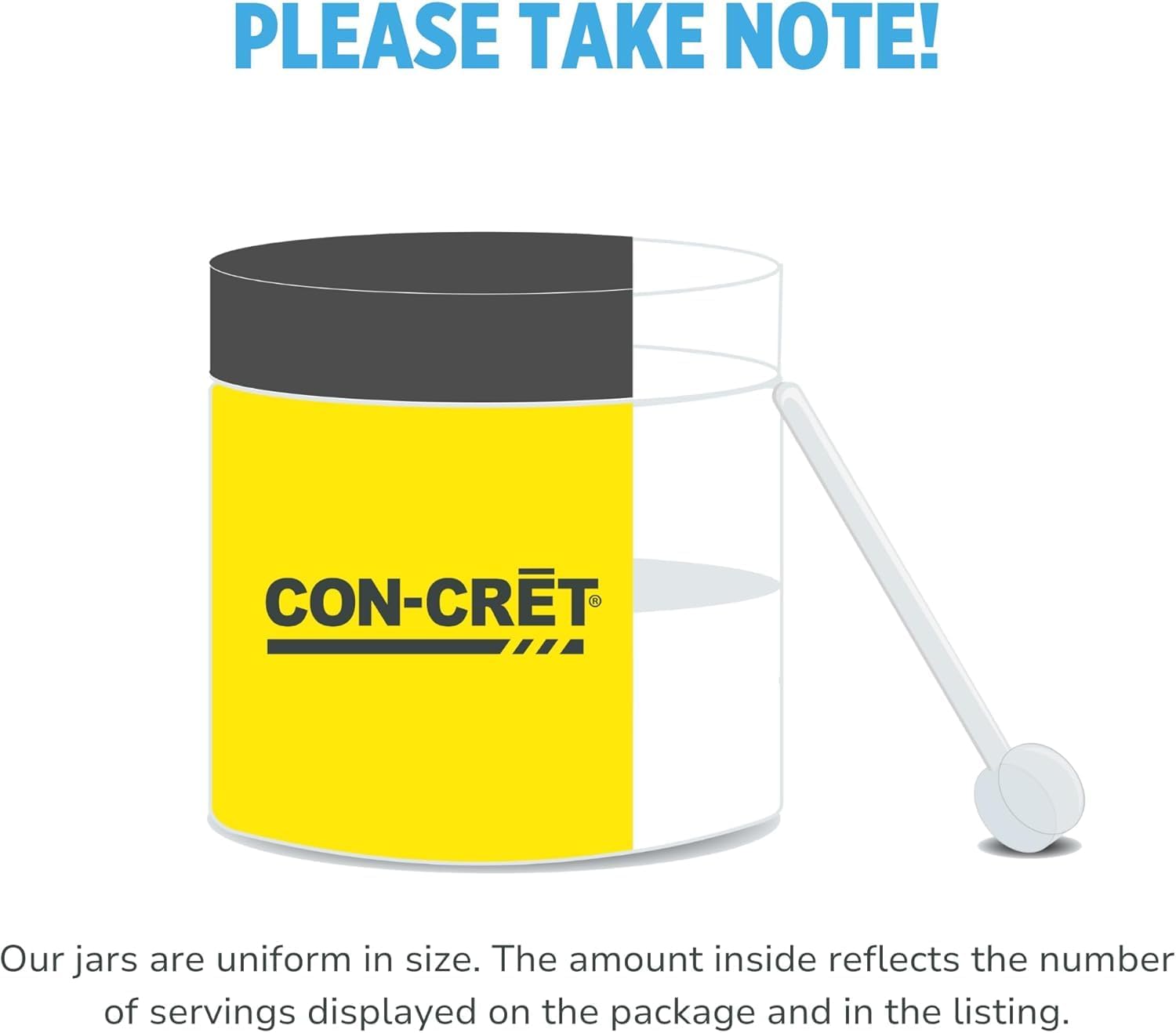 CON-CRET Creatine HCl Powder for Women and Men, Unflavored, 64 Servings | No Bloating or Water Retention, Muscle, Strength & Cognitive Support, USA Made, NSF Certified