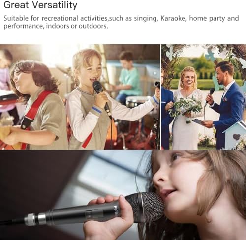 FIFINE K6 Karaoke Microphone, Dynamic Vocal Microphone for Singing