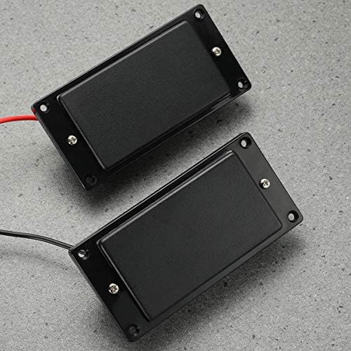 Foxnovo Professional Sealed Humbucker Pickups Set for Gibson Epiphone Les Paul Guitars (Black)