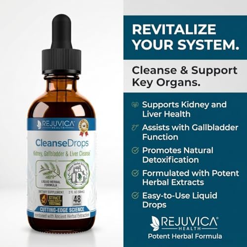Cleanse Drops - Kidney and Gallbladder Supplement - Chanca Piedra Extracts.