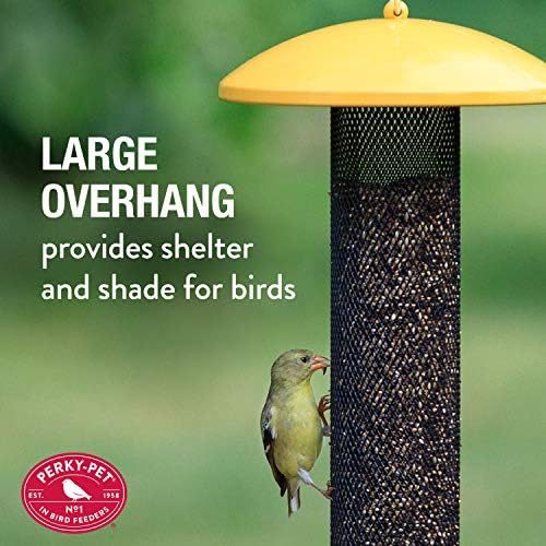 Perky-Pet YSSF00346-2 Straight-Sided Thistle Seed Wire Mesh Tube Finch Bird Feeder | Wire Mesh, Metal Construction, Evenseed Technology