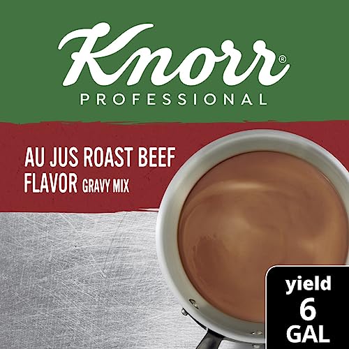 Knorr Professional Au Jus Roast Beef Flavor Gravy Mix Tubs, 31.99oz, 4 Pack