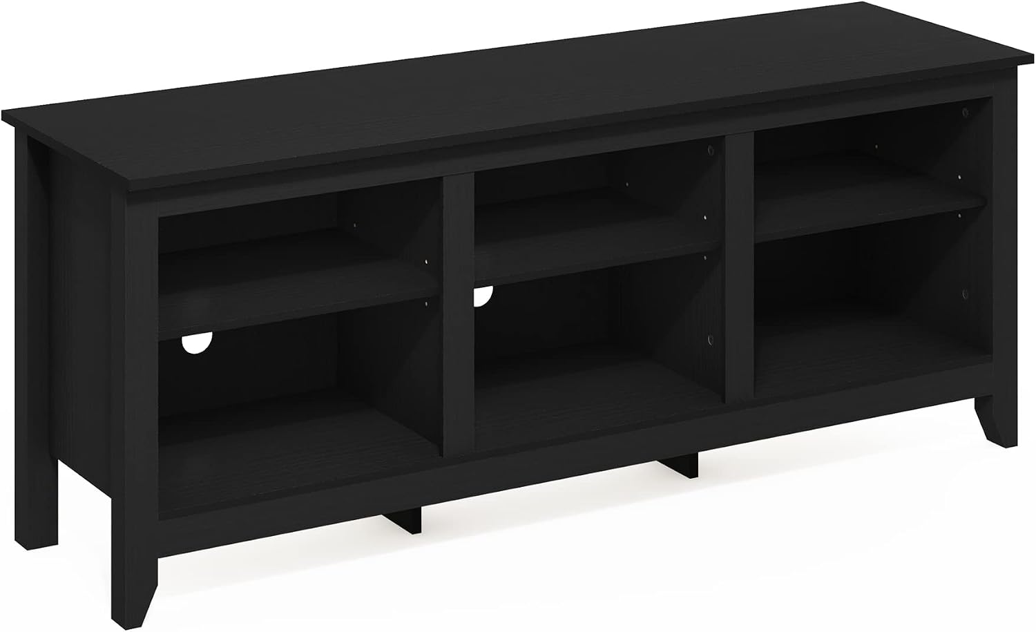 Furinno Fowler Multipurpose TV Stand Bookshelves, French Oak Grey