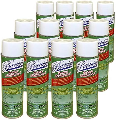 Banish Disinfectant Spray-Case of 12