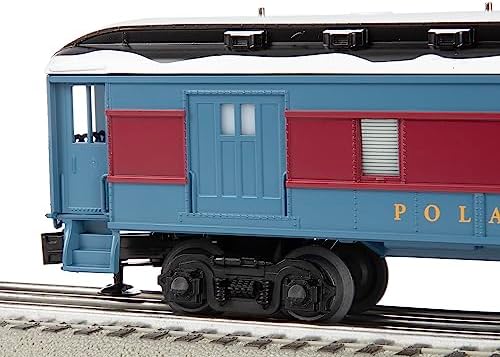 Lionel Warner Brothers The Polar Express Combination Car – O Gauge Model Train Passenger Car with Diecast Trucks, Operating Couplers