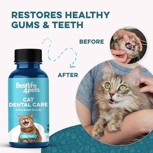 BestLife4Pets Cat Dental Care Supplement - 400 Pills