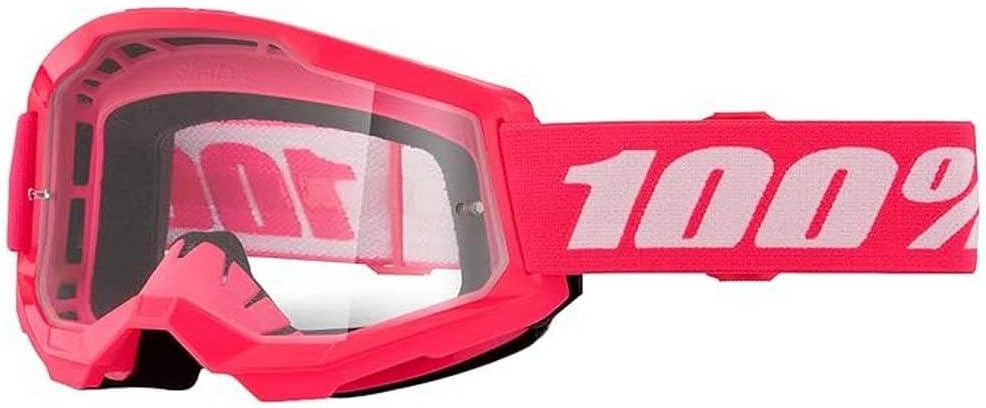 100% STRATA 2 Goggles - Sports Goggles for Motocross & Mountain Biking - Eyewear for Bike Riders - Motocross Eyewear for Men