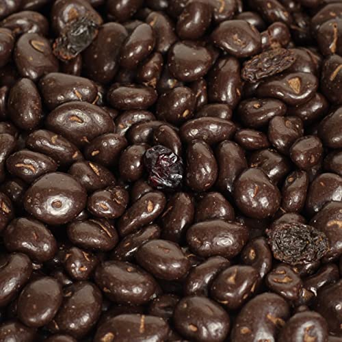 Gourmet Chocolate Covered Raisins by Its Delish, 5 Lbs Bulk Bag | Dark Chocolate with Raisins Healthy Snacking | Dried Raisin Chocolate Candy Snacks | USA Made, Vegan, Kosher Parve