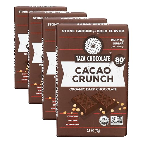 Taza Chocolate Organic Amaze Bar 95% Stone Ground, Wicked Dark, 2.5 Ounce (1 Count), Vegan