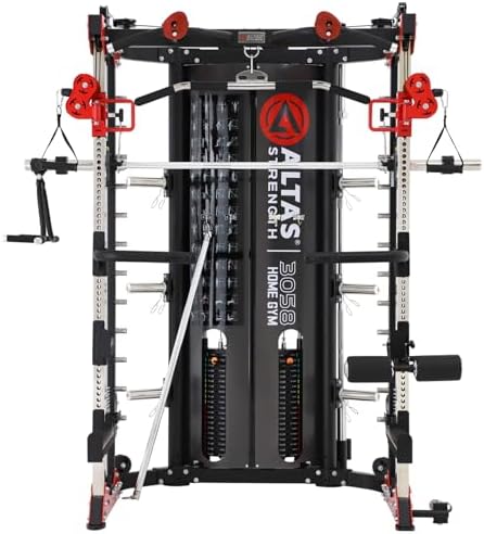 Altas Strength 3058G Smith Machine Home Gym with Dual Weight Stacks