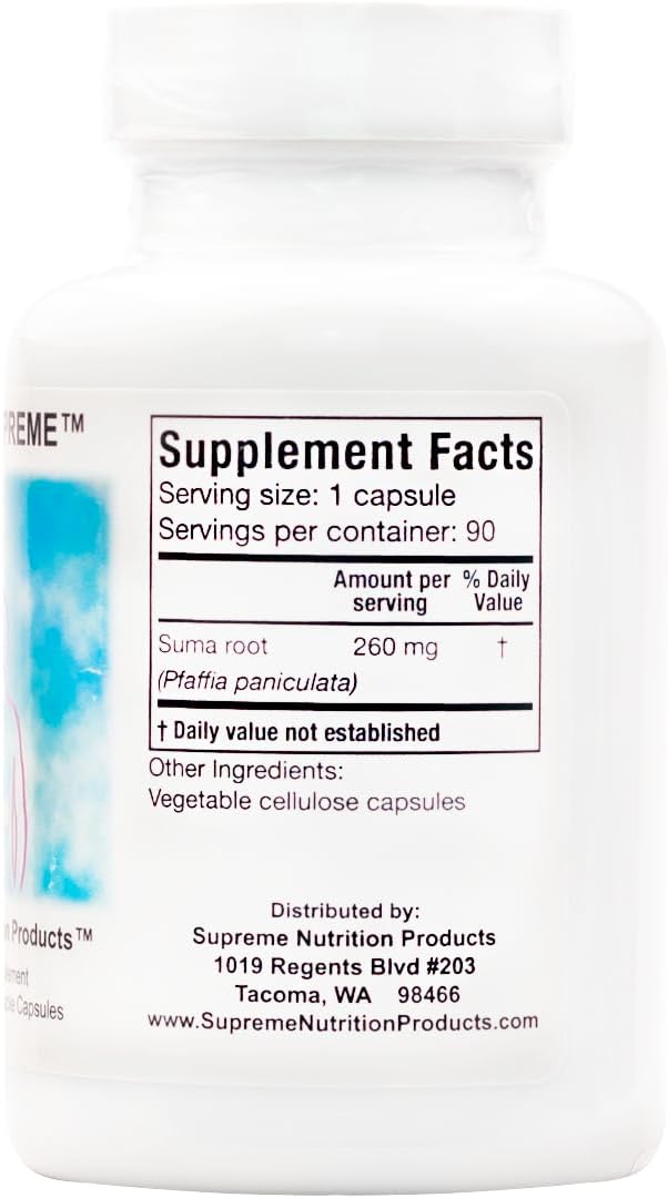 Supreme Nutrition Endo Supreme, 90 Pure Suma Root Vegetarian Capsules