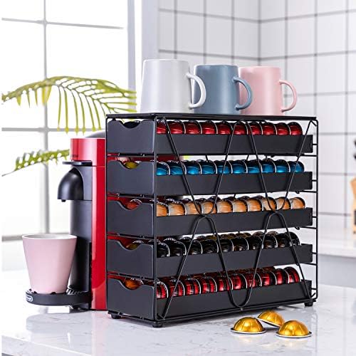 FlagShip Nespresso Vertuo Pod Holder 60 Large Pods Capacity 3 Tier