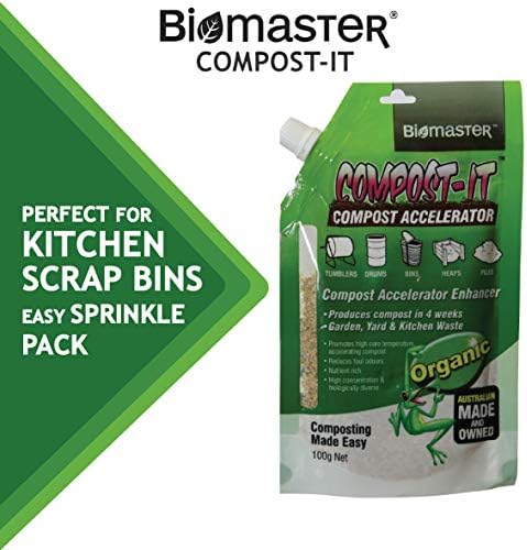 Compost-It Compost Accelerator/Starter 100g Spout Pack for All Composting Systems, (100% Natural Concentrate)
