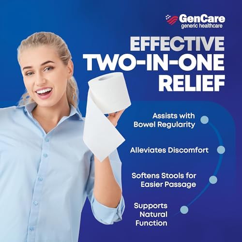 GenCare Senna-S Laxative Plus Stool Softener, Dual Action, 200 Ct