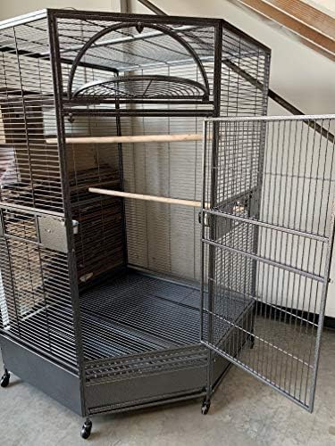 Parrot Escape Jumbo Corner Bird Cage Aviary (X-Large)
