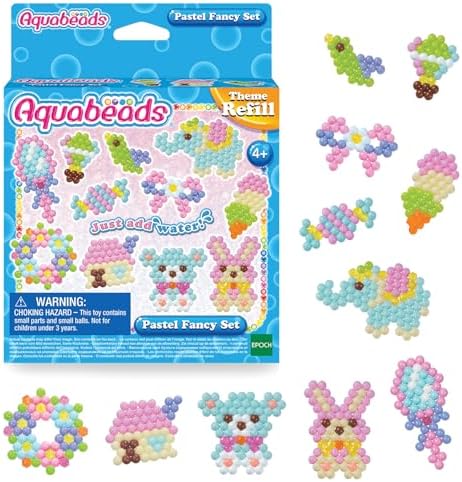 Aquabeads - Pastel Fancy Set - Water Fuse Beads Craft Kit
