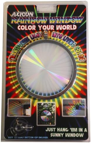 Rainbow Symphony- Rainbow Prism Suncatcher for Window, Crystal Pattern, Includes a Bonus Rainbow on Board Sun Catcher, Made in USA