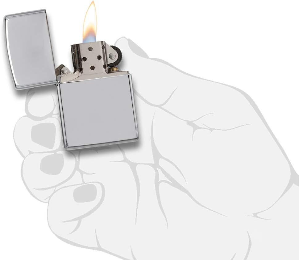 Zippo Classic High Polish Chrome Pocket Lighter