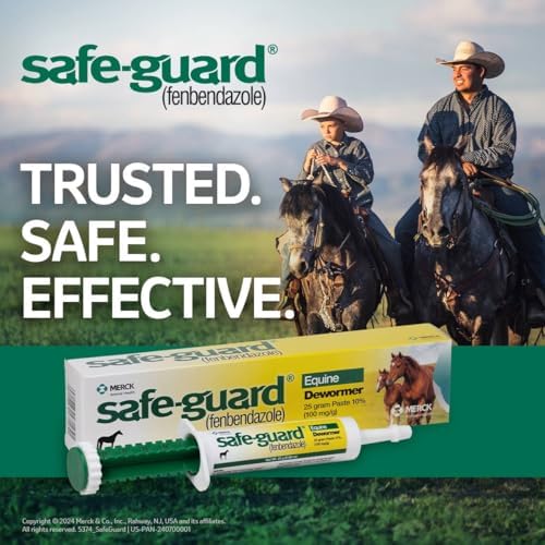 Merck Animal Safe Guard 25 Gram Paste Equine Dewormer