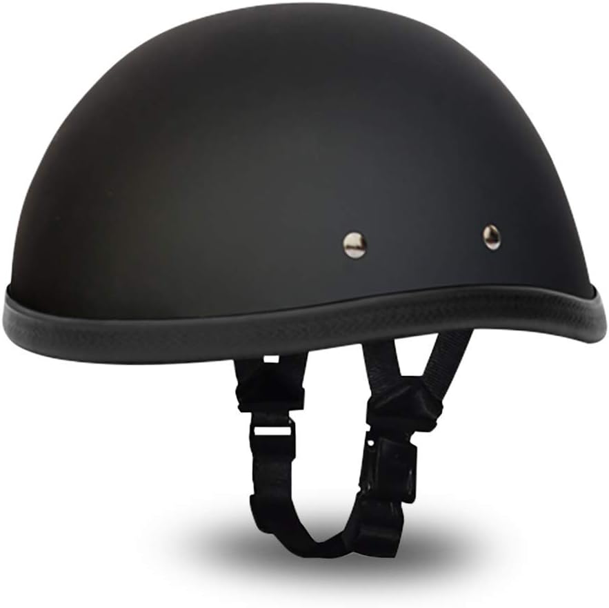 Daytona Helmets Eagle Headgear for Men - Novelty Half Helmet with Breathable Liner - Retro Skull Cap Helmet with Head Wrap