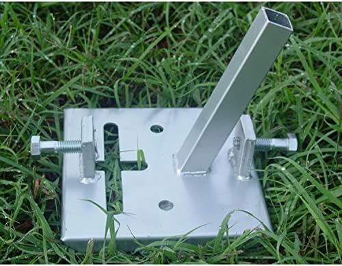 BOSS Buck Deluxe Durable Steel Stable Versatile Foot Pad for Game Feeder | Nut and 1/2" Bolt Included