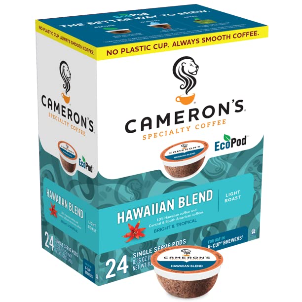 Cameron's Coffee Single Serve Pods, Kona Blend, 32 Count (Pack of 1)