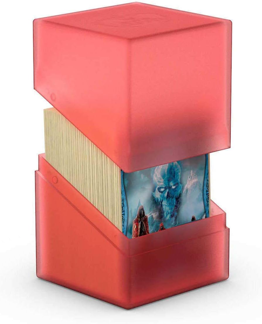 Ultimate Guard Boulder 100+ Classic, Deck Case for 100 Double-Sleeved TCG Cards, Emerald, Secure & Durable Storage for Trading Card Games, Soft-Touch Finish