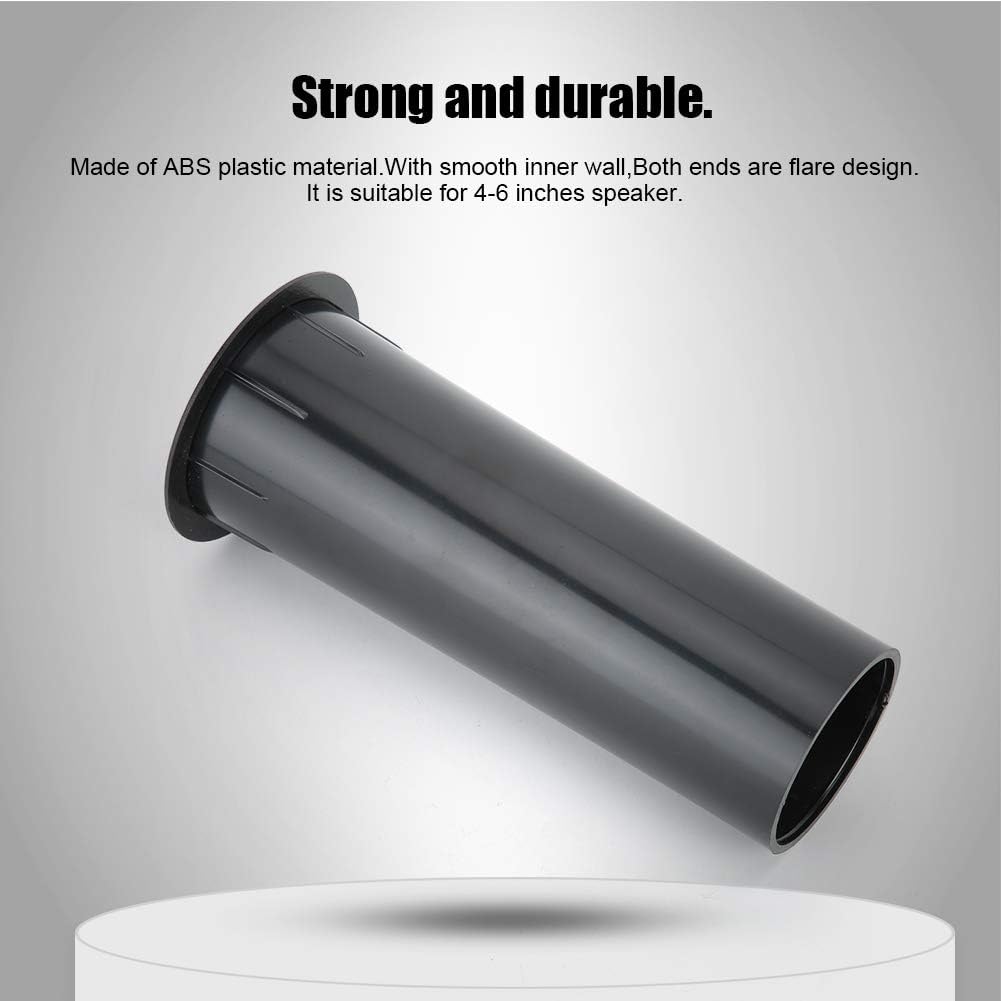 Acogedor Speaker Port Tubes for Bass Enhancer, Subwoofer Air Ports Repalcement & DIY Parts 50mm x 141mm Speaker Cabinet Port Tube, 2-Pack(Black)