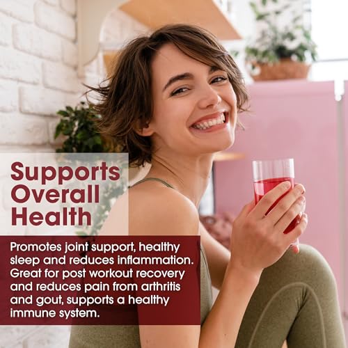 Cherry Bay Orchards Tart Cherry Concentrate - All Natural Juice to Promote Healthy Sleep, 16oz Bottle - Gluten Free, Natural Antioxidants, No Added Sugar or Preservatives