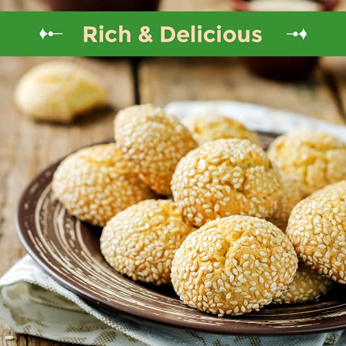 Sincerely Nuts Hulled Sesame Seeds A Heart Healthy Snack Rich in Fiber, Minerals Antioxidants Source of Plant Based Protein Gluten Free Kosher, Bulk 3LB Bag