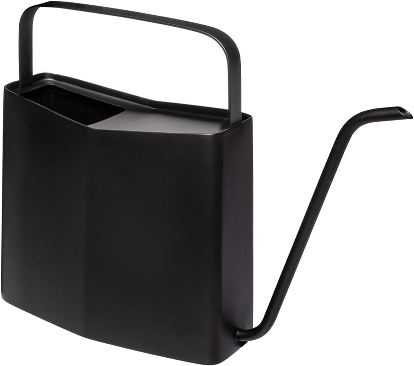 Modern Sprout Brass Watering Can - 3L Stainless Steel - Long Spout (Black)