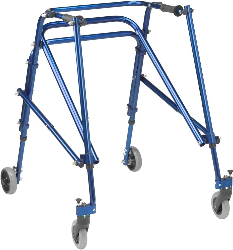 Inspired by Drive KA2200-2GKB Nimbo Posterior Walker, Knight Blue | Pediatric Posterior Walker Offers Lightweight, Adjustable Support to Help Children Build Walking Confidence