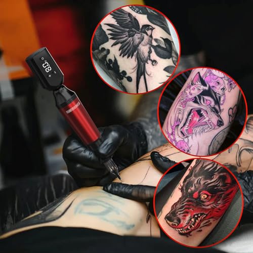 Wormhole Complete Tattoo Kit for Beginners Rotary Pen Machine
