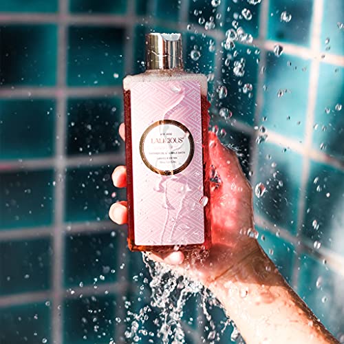 LALICIOUS Sugar Kiss® Shower Oil & Bubble Bath, Moisturizing Body Wash with Topical Probiotics & Grapeseed Oil